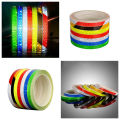1cmx8m Bike Stickers Reflective Tape Fluorescent MTB Bicycle Strips Cycling Tapes For Bicycle Helmet Motorcycle Scooter. 
