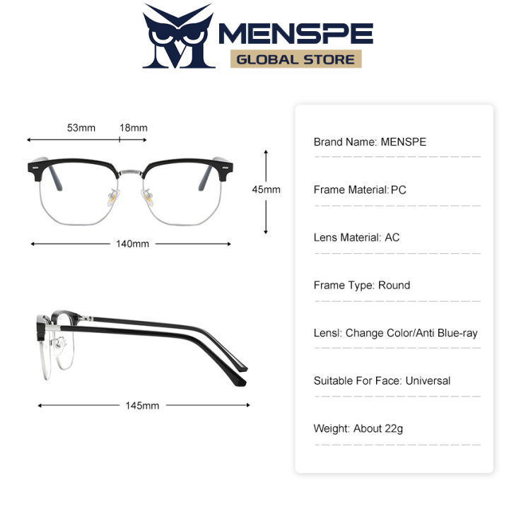 MENSPE%20Men%20Glasses%20Computer%20Glasses%20Photochromic%20Eyeglasses%20Fashion%20Semi%20Frame%20Clear%20Lens%20Glasses%20Blue%20Light%20Blocking%20Glasses%20Anti-blue%20Lens%20Eyes%20Protection%20Eyewear%20-%20Image%207