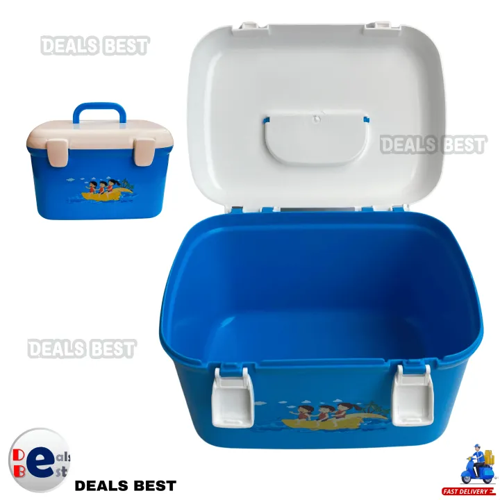 Damro%20High%20Quality%20Multi%20Purpose%20Portable%20Medical%20Box%20with%20Handle%20Storage%20Box%20Organizer%20Divider%20First%20Aid%20Box%20Gift%20for%20Baby%20Space%20Saver%20-%20Image%206