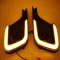 2PCS LED DRL Daytime Running Light Daylight yellow Signal lamp car-Styling lights For Suzuki Swift 2017 2018 2019. 