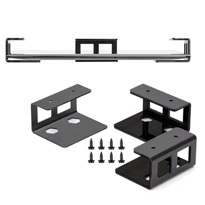 Under Desk Laptop Storage Bracket Metal Protective Tray Holder With Screw Laptop Mount Jessica