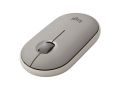 Logitech Pebble Wireless Mouse with Bluetooth or 2.4 GHz Receiver, Silent, Slim Computer Mouse with Quiet Clicks, for Laptop/Notebook/iPad/PC/Mac/Chromebook. 