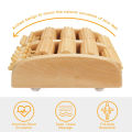 Wooden Foot Roller Wood Care Massage Reflexology Muscle Relax Relief Massager Spa Gift Anti Cellulite Foot Massager Care Tools. 
