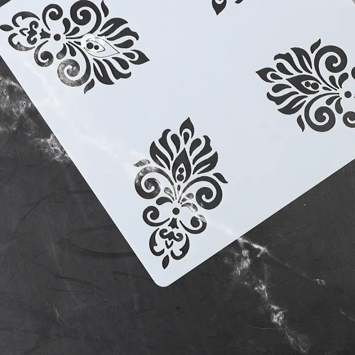 7pcs%20Craft%20Scrapbooking%20Embossing%20Template%20Diy%20Wall%20Painting%20Layering%20Stencils%20-%20Image%205