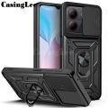 For ZTE Blade A34 A54 Case Armor Ring Case Cover Adsorb Car Holder Shockproof Camera Protection Cover for ZTE Blade A54 A34 Back Cover Phone Cases. 