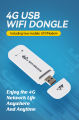 4G LTE USB WiFi Dongle – 150Mbps Mobile Broadband Modem & SIM Card Router for Home & Office. 