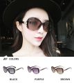 Polarized Women Girl Lady Sunglasses Gradient Round Spec Driving Outing Polarised Cahaya Mata Wanita Perempuan Box GiftMini - Figures. 