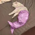 Safe Pet Clothing Adorable Cat Mermaid Costume Stylish Pet Outfit for Cats Cute Fishtail Clothes Perfect Cat Apparel for Beloved Pet Available on Cat Mermaid Outfit. 
