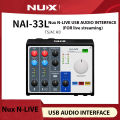 Nux N-LIVE AUDIO INTERFACE - NAI33L(FOR live streaming) Sing live mobile phone sound card. 