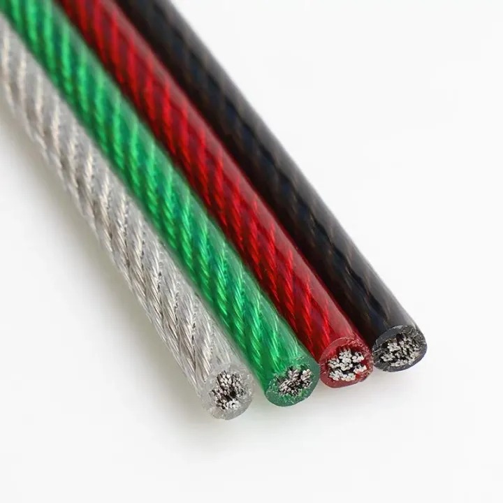 5m%20Green/red/black/transparent%20Color%20Pvc%20Plastic%20Coated%20Stainless%20Steel%20304%20Wire%20Rope%20Cable%201mm-6mm%20Diameter%20After%20Coating%20-%20Image%203