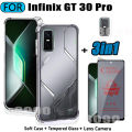INFINIX GT 30 PRO Transparent Shockproof Phone Case For Infinix GT30 Pro Anti Spy Privacy Full Coverage Screen Protector. 