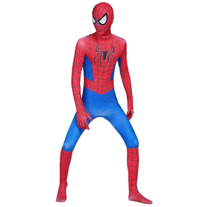 Spiderman%20Costume%20for%20Adult%20Superhero%20Iron%20Spider%20The%20Amazing%20Raimi%20Spiderman%20Cosplay%20Costumes%20Bodysuit%20Halloween%20Costume%20Zentai%20-%20Image%204