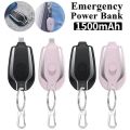 Mini Power Bank Portable Slim 1500mAh Powerbank for iPhone Lightning & Type C Mobile Phone Charging Emergency External Battery Pack Support Keychain Keytag Design Direct Plugin Charger 194396511 TecMall. 