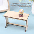 1:12 Dollhouse Miniature Table Office Desk Dining Table Furniture Home Model Decor Toy Doll House Accessories MJK. 
