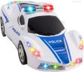 WolVol Robot Police Car Toy with Lights and Sounds for Kids, with Bump and Go Action. 