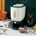 10Kg Automatic Rice Dispenser with Rinsing Cup Smart Rice Dispenser Rice Storage Rice Bucket Household Rice Box-A. 