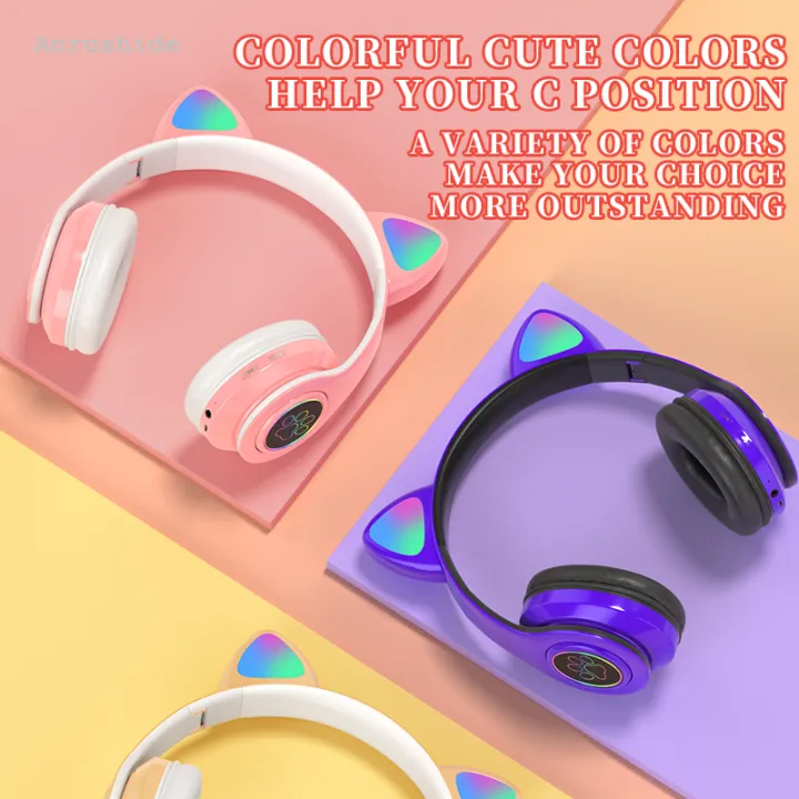 Anrushide%202025%20New%20Wireless%20Headphone%20Flash%20Light%20Cute%20Cat%20Bluetooth%20with%20Mic%20%E3%80%902025%20Version%E3%80%91%20Control%20LED%20Stereo%20Music%20Helmet%20Phone%20Bluetooth%20Headset%20Gift%20-%20Image%204