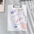 Loose-leaf File Writing Clamps Office School Supplies A4 Cute Cartoon Clipboard File Folder Hanging Writing Board Clip. 