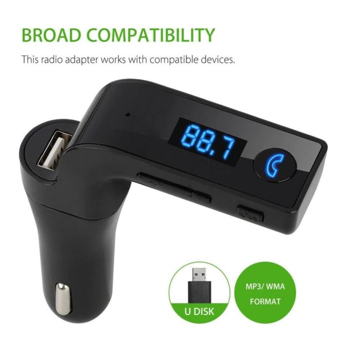 G7%20Car%20Memory%20Hands-free%20LCD%20display%204-in-1%20Bluetooth%20FM%20Transmitter%20AUX%20Modulator%20Car%20Kit%20MP3%20Player%202.1A%20-%20Image%205