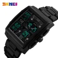 SKMEI Fashion Sports Square  Dual Display Countdown Chrono Waterproof Watch For Men 1274. 