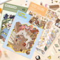 3d Stickers Unique Handcrafted Stereoscopic Journal Stickers Scenic Decorative Scene Stickers for Hand Journal Scrapbooking. 