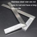 Aluminum Alloy Square Right Ruler Angle 90 Turning Ruler Woodworking Measuring Tool Gauge Angle Square Ruler For Carpenter. 