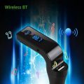 G7 Car Memory Hands-free LCD display 4-in-1 Bluetooth FM Transmitter AUX Modulator Car Kit MP3 Player 2.1A. 