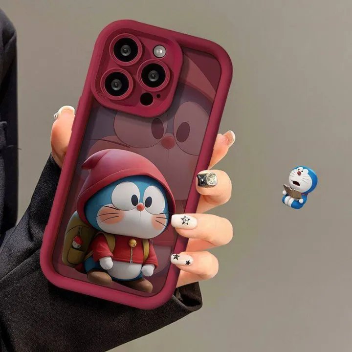 Phone%20Case%20For%20Xiaomi%20Redmi%20Note%2012%2011%2010%2011S%2010S%208%207%209%20K20%20K40%20Pro%20K30%20Ultra%204G%205G%20cover%20Silicone%20Cartoon%20Doraemon%20Protection%20Full%20Protection%20Couple%20Camera%20Protective%20Fashion%20Shockproof%20Luxury%20INS%20Cartoon%20Cute%20-%20Image%203