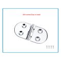 OUMERY 316 Stainless Steel Boat Caravan for RV Deck Hinge Cupboard Cabinet Drawer Door Strap Butt Hinge Hardware. 