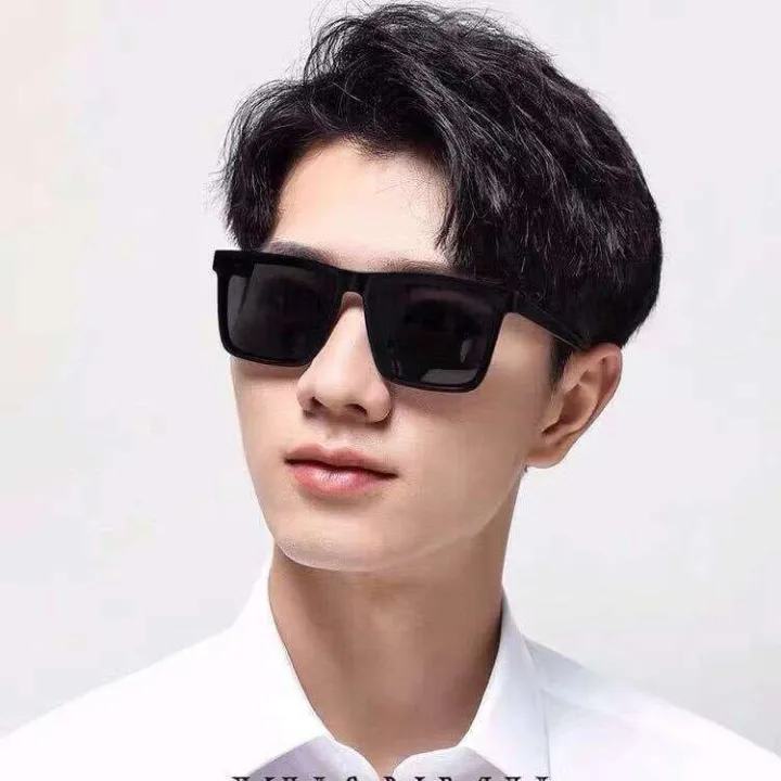 %5BGIAUSA%5D%20Black%20Anti%20UV%20Square%20Glasses%20Shades%20Vintage%20Korean%20Style%20Fashion%20Classic%20Trend%20Eyeglasses%20for%20Men%20Original%20Summer%20Outdoor%20Sun%20Protection%20Driving%20S913%20-%20Image%202