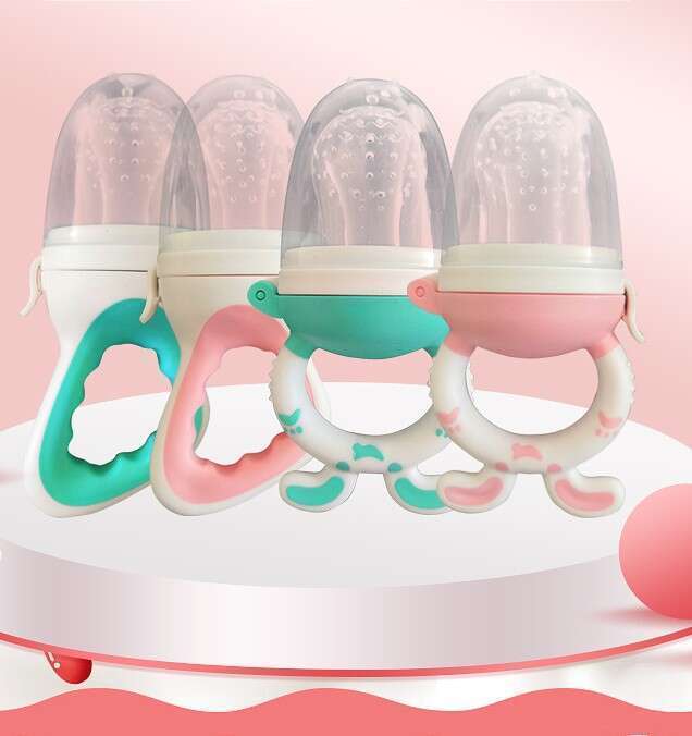 Silicone Mesh Bag Nutritional Fruit and Vegetable Teether Baby Food Feeder