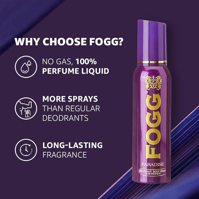 Fogg%20Fragrant%20Body%20Spray%20for%20Women%20Paradise,%20150ml%20-%20Image%204
