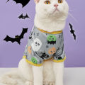 Pet Halloween T Shirt Breathable Soft Fashionable Pet Clothes for Cats Small Dogs. 