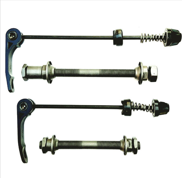 Bike Axle Quick Release Front Rear Bicycle Axle Wheel Hub Fit For Road Bike, Mou