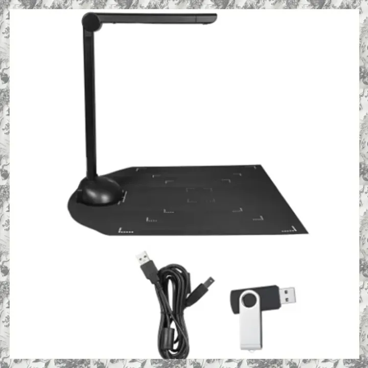 CGearuppt Document Camera Book Scanner LED Fill Light HD 16 -Pixels High Speed Scanning Support Multi-Language OCR Software