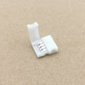 10pcs RGBW LED Connector 10mm 4pin Free Soldering Connector for 5050 3528 LED Single Color RGB RGBWW Strip Light. 