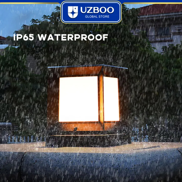 UZBOO%20Solar%20Pillar%20Lamp%20Modern%20Outdoor%20Gate%20Light%20Solar%20Charging%20IP65%20Waterproof%20Column%20Lamp%20Post%20Lights%20Courtyard%20Lamp%20Headlight%20Pillar%20Fence%20Post%20Garden%20lights%204%20Colors%20For%20Courtyard%20Fence%20-%20Image%205