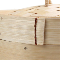 2X Bamboo Steamer 2 Tier 8 Inch Dim Sum Basket Rice Pasta Cooker Set with Lid By Steam Basket for Vegetables. 