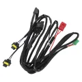 LED Fog Light On Off Switch Relay Kit H11 Fog Lamp Indicator Switch Secure Connection Plug and Play DC12V 0-240W Enhanced Usability for Qashqai J10. 