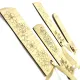 4 Pcs of Book Mark Rectangle Wooden Tags  Nature Wood Slice DIY Crafts Bookmark Garment Clothing Tag Gift Bags Hanging Label Decor. 