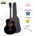 38" Acoustic Box Guitar with Bag & Accessories. 