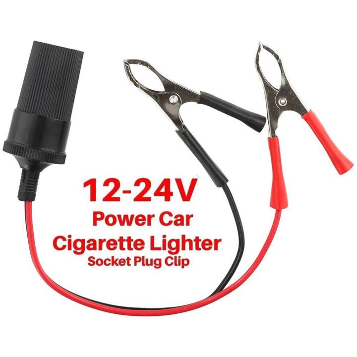 Car High Power Pure Copper With Clip To Female Socket Volt 12/24v 220w ...