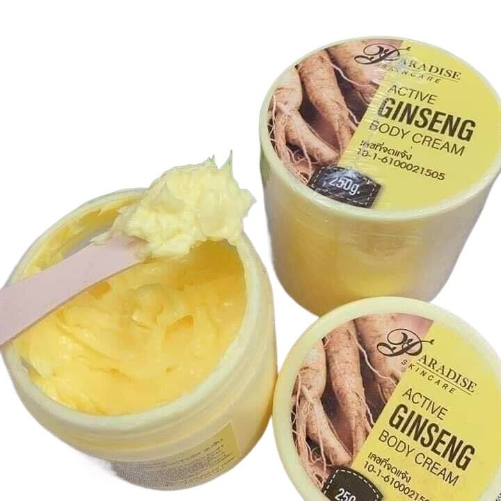 Original Made in Thailand Paradise Active Ginseng Extra Body Cream 250g pgwc