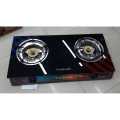 Taiko 2 Burner Glass Top Gas Cooker. 