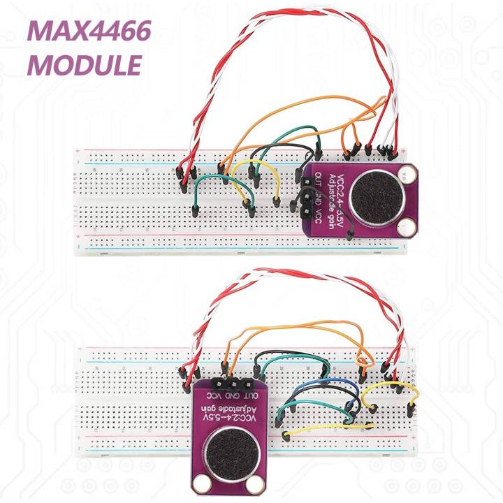 10 PCS Microphone Amplifier MAX4466 Module Purple Board for | Daraz.lk