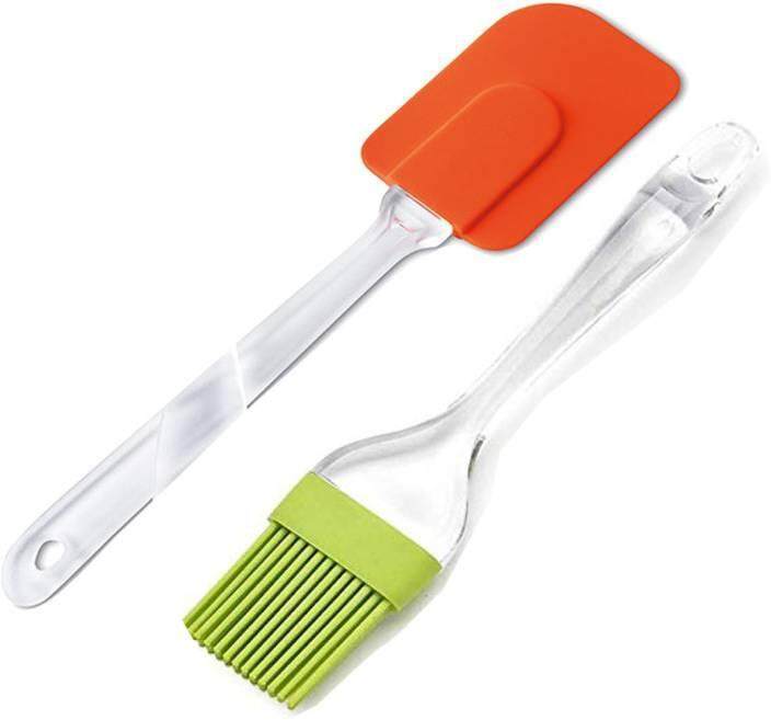 2 in 1 Silicone Brush and Spatula set