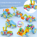 Puzzle Blocks Cultivate Shape Recognition Mechanical Engineering Vehicle Puzzle Blocks. 