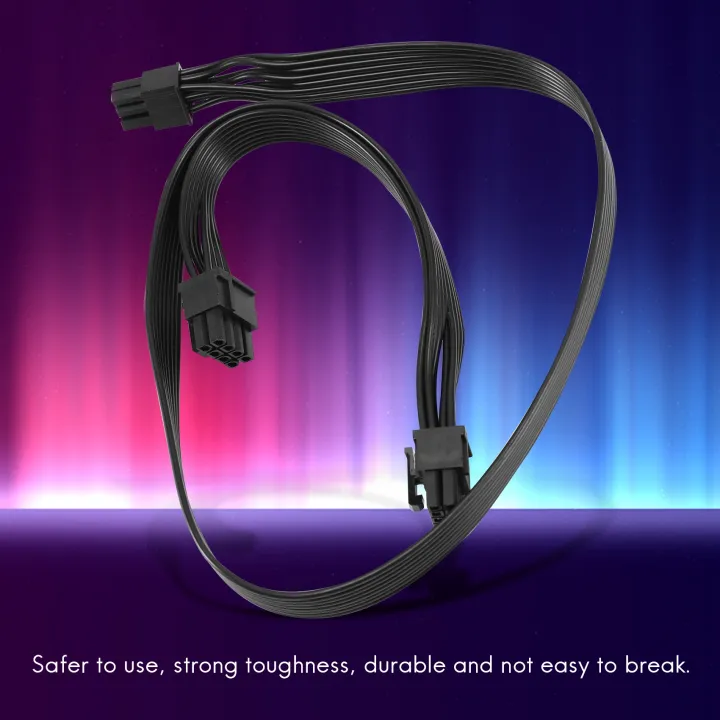PCI-E%206%20Pin%20to%202%20Ports%206+2%20Pin%20Power%20Supply%20Cable%206Pin%20to%208Pin%20-%20Image%206