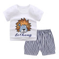 Yfashion 2Pcs Unisex Baby Short Sleeved ops+Shorts Cartoon Pattern Clothes ldren e Wear. 