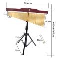 36-Bar Golden Large Chimes Percussion Music Instruments with Mounting Stand  Music wind Chime wind chimes 36 bars musical instrument wind instrument. 